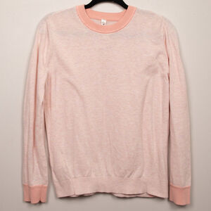 Lululemon silk-blend crewneck pink sweater-8